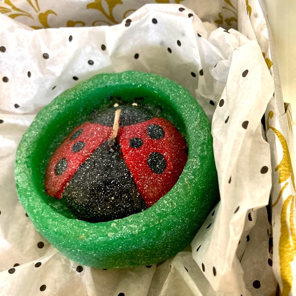 Butterfly Lady Bug Dragon Fly Honey Bee Candles Set of 4 - Picture 4 of 8